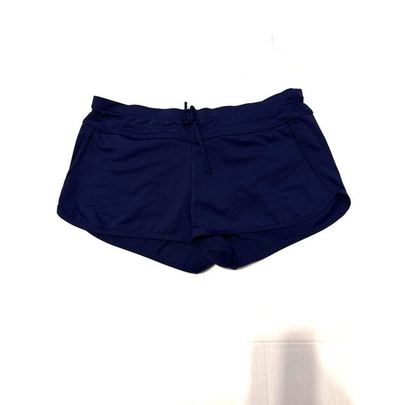 Athleta Running Navy Blue Athletic Shorts Size Medium - Picture 1 of 16